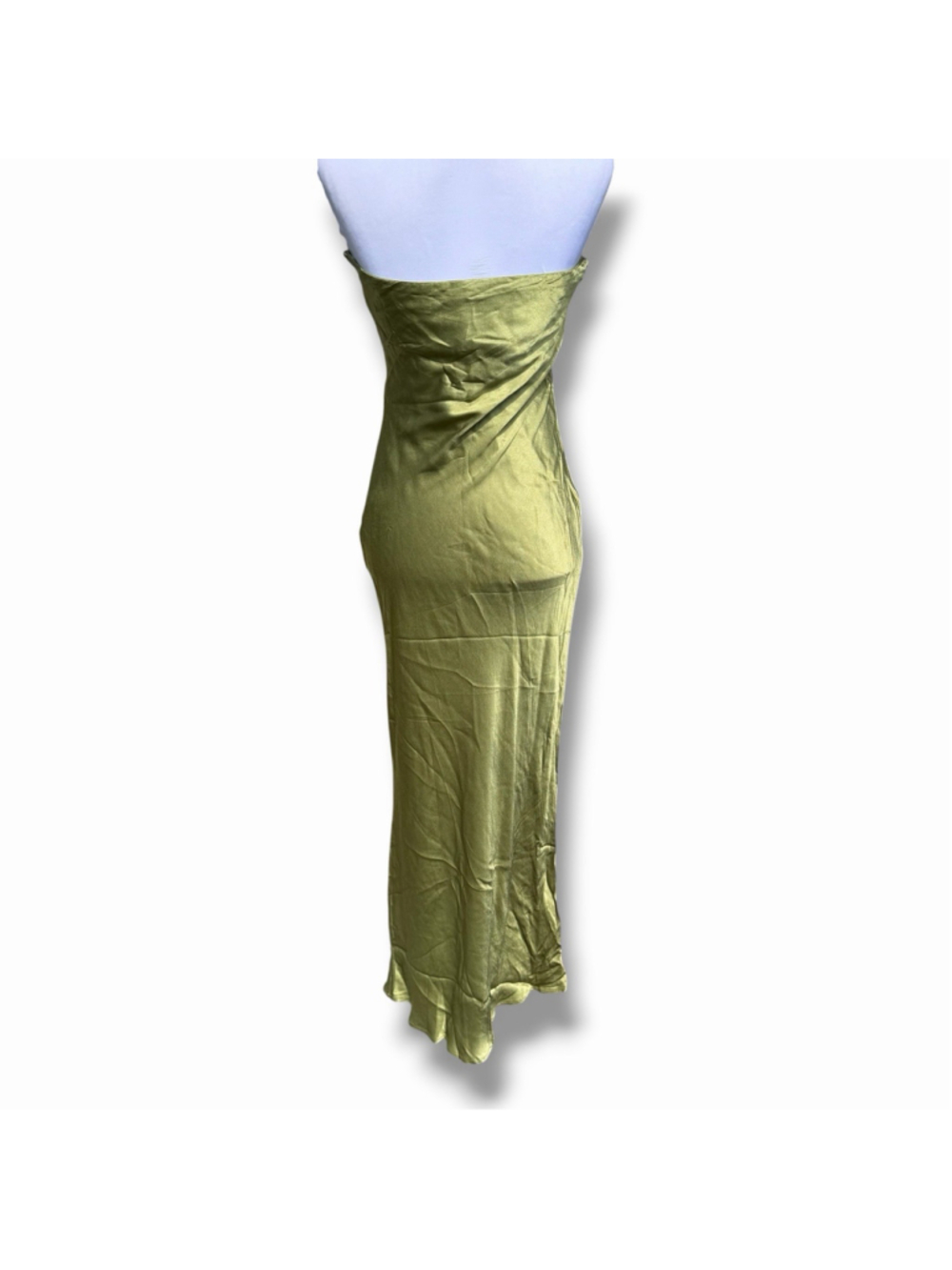 SNDYS x REVOLVE Angel Strapless Midi Dress in Olive Green 6/M NWT $94 - Picture 6 of 9